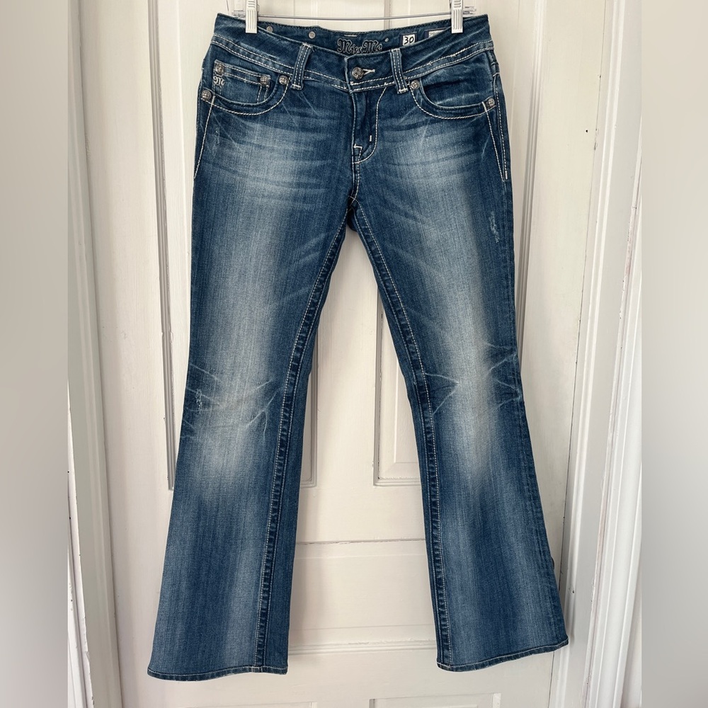 Miss Me Flare Jeans in Classic Blue